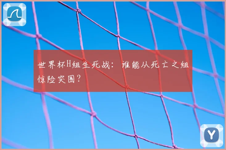 世界杯H组生死战：谁能从死亡之组惊险突围？