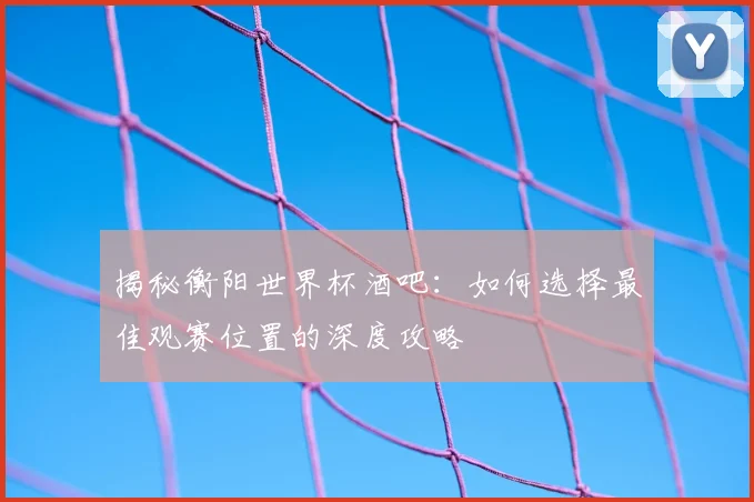 揭秘衡阳世界杯酒吧:如何选择最佳观赛位置的深度攻略